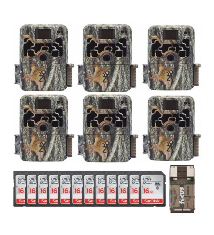 7DB6FAF8-0B44-5AE7-07C0-DEA193C959D9 Browning Trail Cameras Dark Ops Extreme (6-Pack) w/ 16GB Cards Bundle ?C Camouflage - Image 1